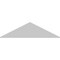 Ekena Millwork Peaked Cap Sunburst Architectural Grade PVC Pediment, 72"W x 19"H x 2"P (Pitch 6/12) PEDPS072X190PKC01 - alternate 4